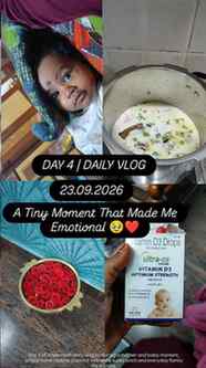 New mom daily vlog | Day 4 🤍

Today started like a normal d