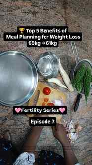 69kg ➜ 61kg… meal planning made my healthy eating routine so