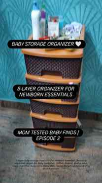My newborn baby essentials, all organized in one place! 🤍

