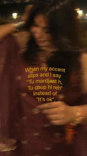 English accent till someone tests my patience 🙂↕️
(desi g