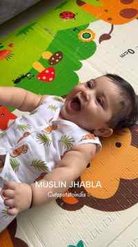 Absolutely loving this comfy Muslin Jhabla Set from @cutepot