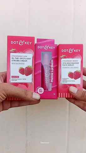 Strawberry skincare trio ππ for that fresh, glowy look β¨
F
