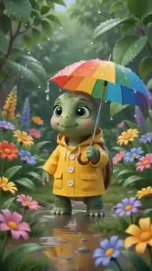 Rimjhim Rimjhim 💦
Chota Kachua is here to spread smiles 🌈

