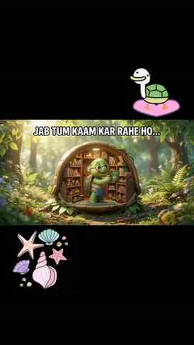 Chota Kachua ka har ghar wala moment 😂🐢
Dikh raha hai na p