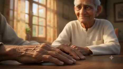 Dada ji ka aashirwad 🙌 + Papa ka pyaar ❤️ + Baby ki muskaan