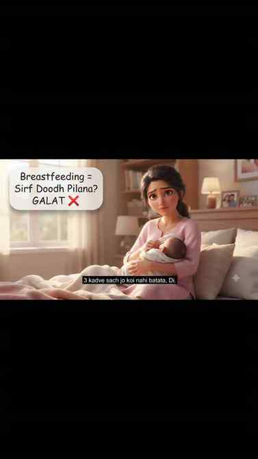 Breastfeeding ka kadva sach: 💔

1. Dard hota hai
2. Thakaan
