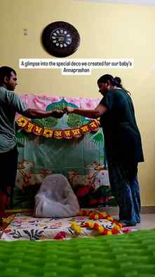 The chaos you don't see behind the perfect Annaprashan decor