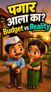 🎬 Episode 5 – “पगाराचा दिवस 💸😂”
Salary आली की आनंद… की ट