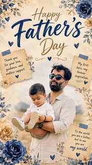 POV: You turn a simple father & child photo into a premium F