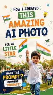 🇮🇳 Little hands, Big Patriotism! ❤️🤍💚
Every child dream