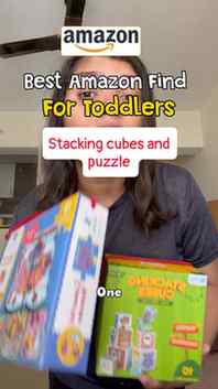 🧩 One toy, so many skills! ✨
These stacking cubes and puzz