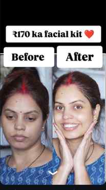 `Kyu kharch karna ₹5000 bridal facial ke liye? 🤔 

Jab kaam