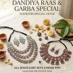 Dandiya night special offer ✨
All sets at just ₹99 
.....
(g
