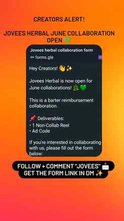 🌿 Jovees Herbal June Barter Collaboration Open! Interested 