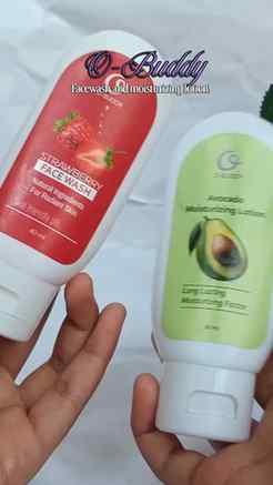 @obuddy.in Strawberry facewash and Avacado Moisturizing loti