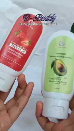 @obuddy.in Strawberry facewash and Avacado Moisturizing loti
