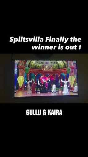 GULLU & KAIRA ARE THE WINNER OF SPLITSVILL X6
.
#splitsvilla