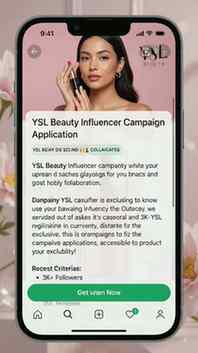 Comment "❤️" to not miss brand collabs like YSL Beauty again