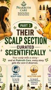 Your scalp tells a story—and at @prakruthcare , every story 
