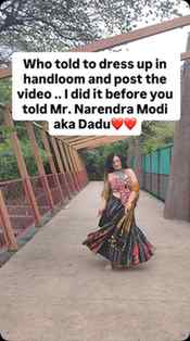 I wore my Gujarati handloom with pride — and then I came acr