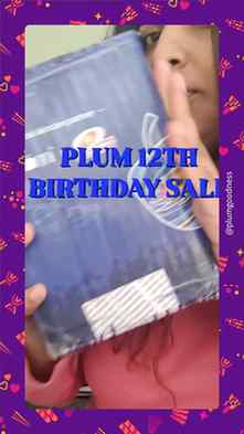 Coupon code - PLUMBIRTHDAY10 😱
@plumgoodness

#PlumTurns12 