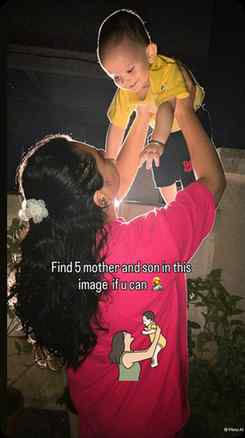 Find five mother son image of u can 🤱