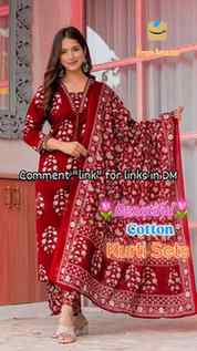 Cotton kurti sets from Amazon, perfect for summers, comforta
