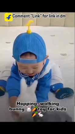 Take a look at this Hopping Walking Bunny Toy with Sounds, J