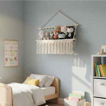 Comment for the link 

Decazone Macrame Toy Hammock Organize