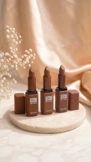 handmade heritage
Matte Lipstick Pack of 3 | Deep Mocha, Mo