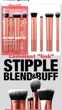 Comment " link" or "price" for link in DM 

Real Techniques 