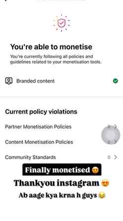 Finally monetised 😍 
#monetize #explorepage #fyp #relatable