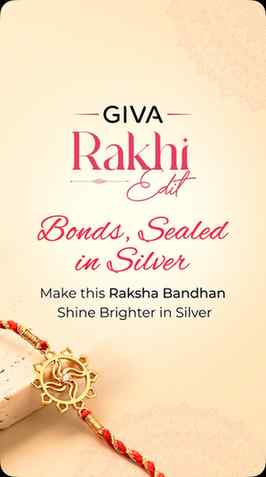 The bond that deserves 5⭐ Celebrate it with GIVA’s Pure Silv