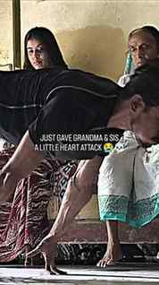 Grandmother reaction is priceless for me 🥰❤ #mahisudipto #p