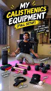 Can you guess how much my COMPLETE calisthenics setup costs?