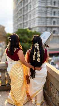 The feminine urge to dress up South Indian
at least once in