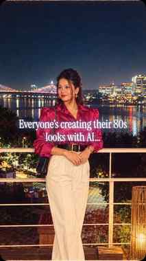 Everyone’s using AI to recreate the 80s…
but my mom? She was