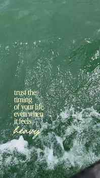 Trust the timing of your life. 🤍
Even when it feels exhaus