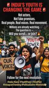 Follow for the next revolution.
@cockroachjantaparty 
@abhij