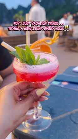 My vacation routine: 10% sightseeing, 90% “what are we drink