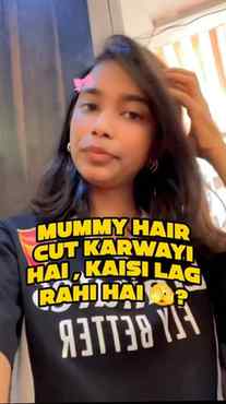 Mom reaction on my hairs🥲🙂
.
..
.
.
[ Haircut,hairs ,mom r
