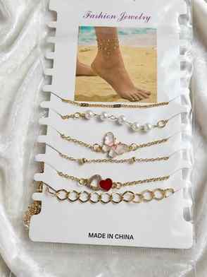 ✨ Anklet Goals 💖🌸 Golden vibes, pretty details & a little 