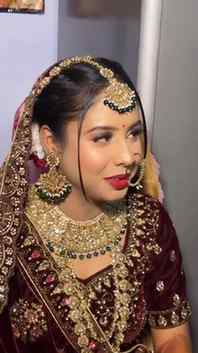 beautiful wedding bride 
.
.
.
.
#punemakeupartist❤️ #punema