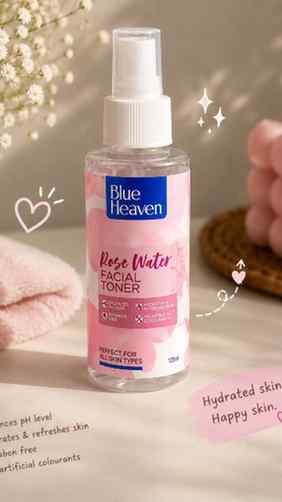 Hydration + Glow in one spray! 🌹✨
Blue Heaven Rose Face Ton