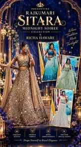 ✨ Presenting SITARA – Midnight Soirée Collection by Rajkumar