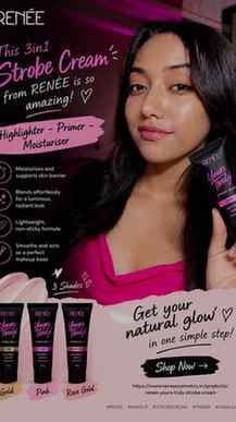 This 3in1 Strobe Cream from RENÉE is so amazing!😍
Highligh
