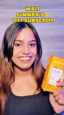 POV: You finally found a sunscreen that protects without fee