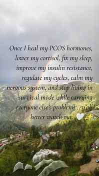 Healing my hormones isn’t a phase—it’s a comeback. ✨
PCOS, c