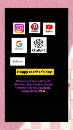 Happy Teacher’s Day 🙏
Teacher's day, google, gemini, chatg