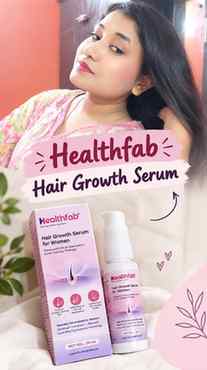Found this HealthFab Hair Growth Serum while scrolling on Am